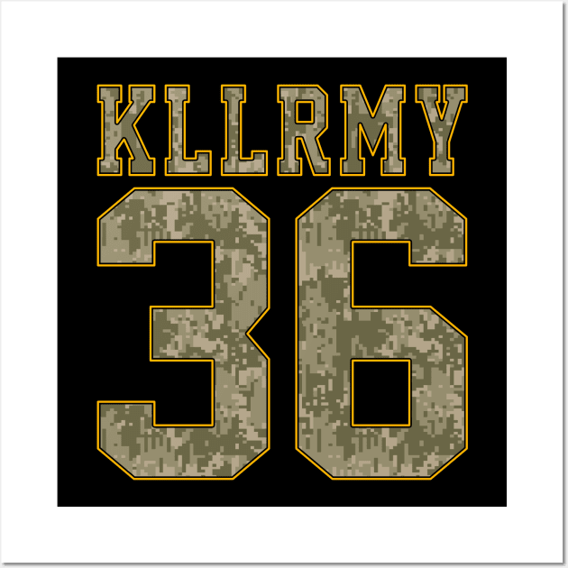 KLLRMY36camo Wall Art by undergroundART